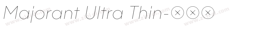 Majorant Ultra Thin字体转换 Majorant Ultra Thin字体转换